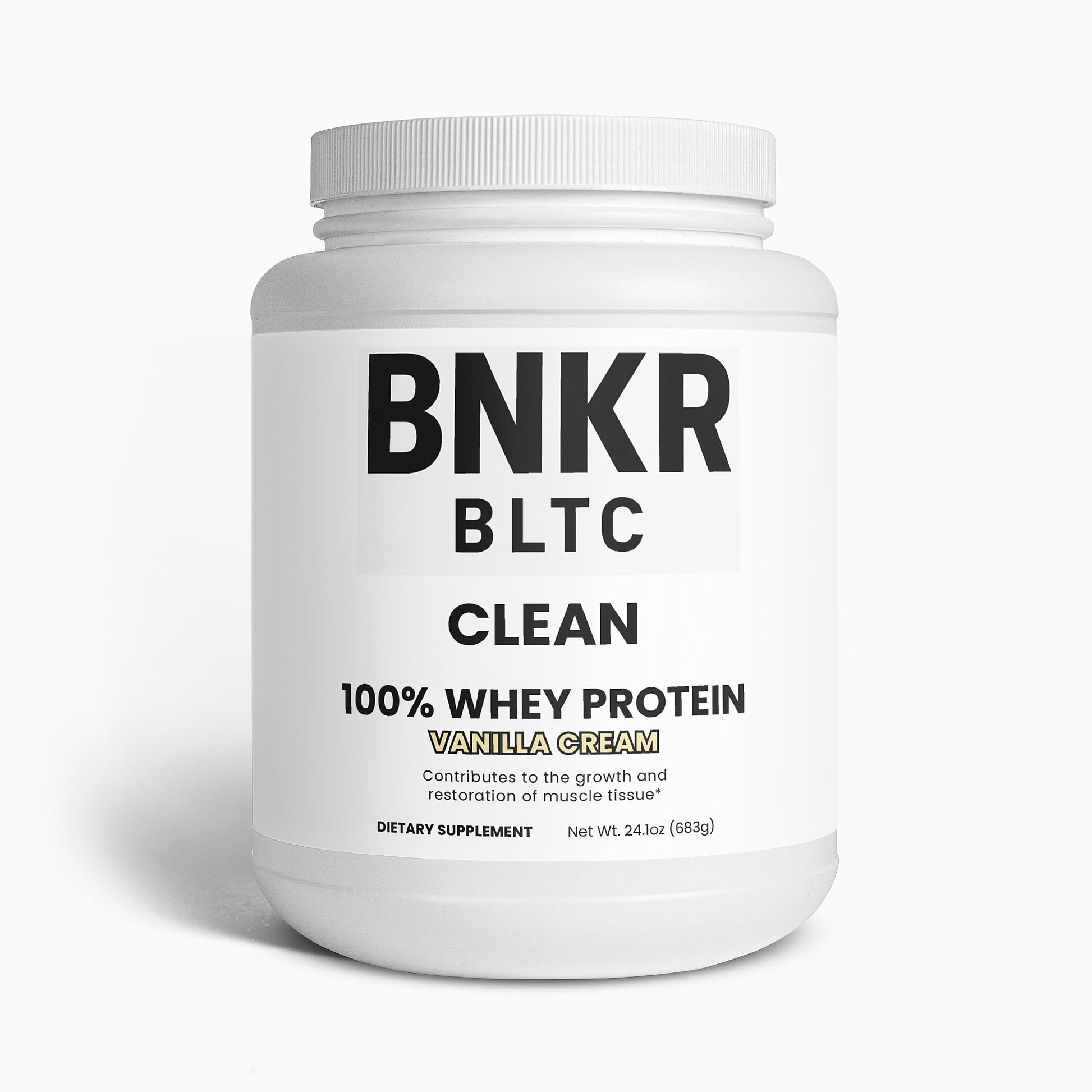 BNKR Clean 100% Whey Isolate (Vanilla Cream)