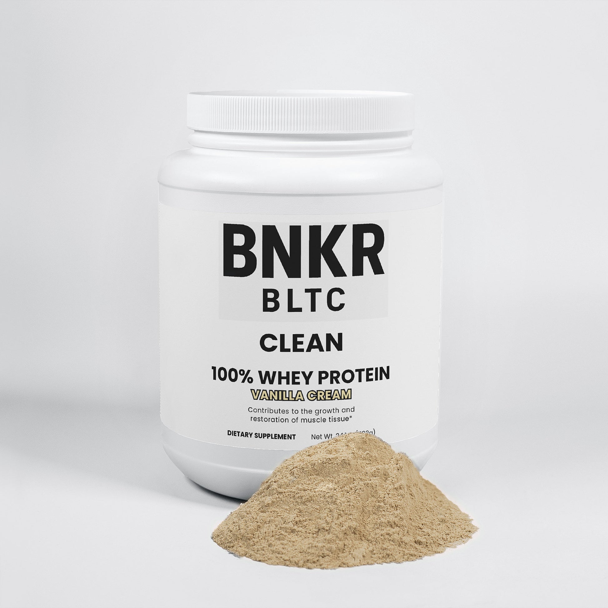 BNKR Clean 100% Whey Isolate (Vanilla Cream)