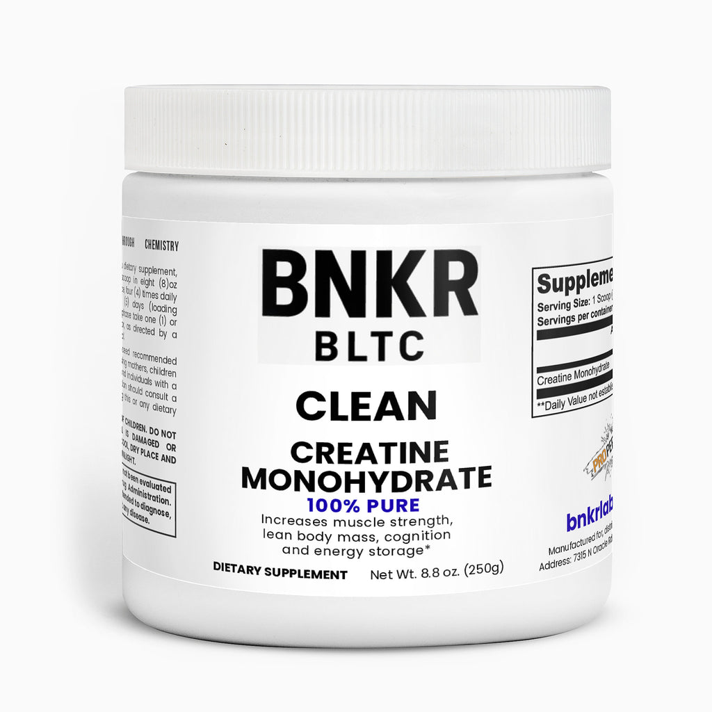BNKR Clean 100% Creatine Monohydrate