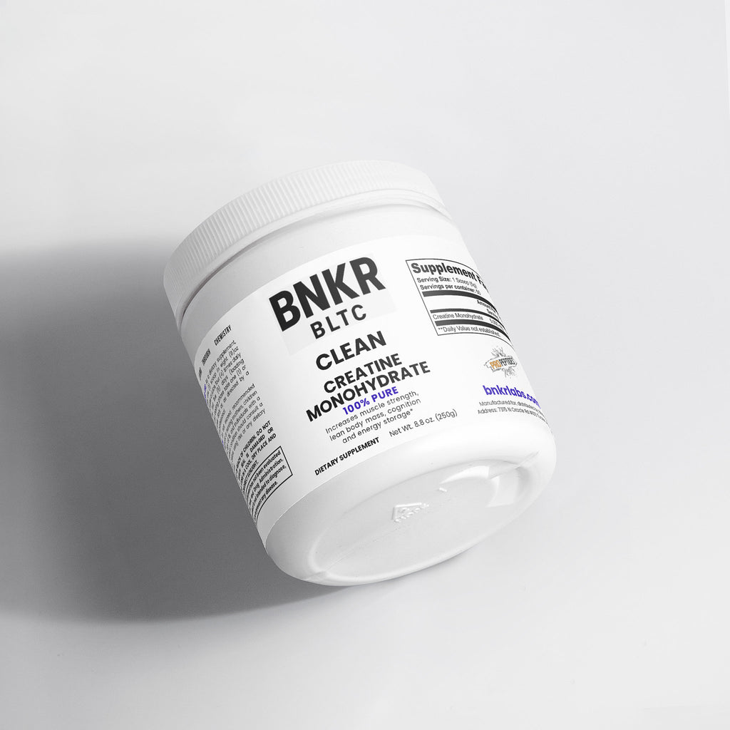 BNKR Clean 100% Creatine Monohydrate