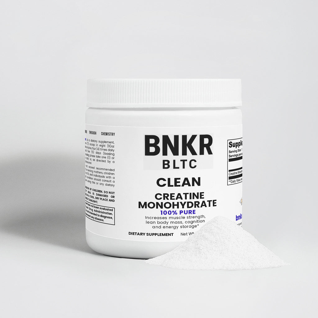 BNKR Clean 100% Creatine Monohydrate